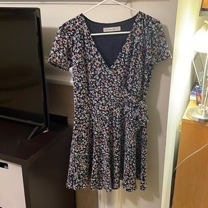Abercrombie and Fitch floral wrap dress